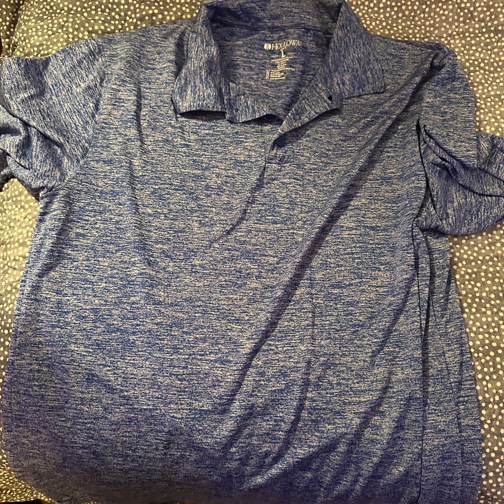 Holloway Marled Blue Men's Polo